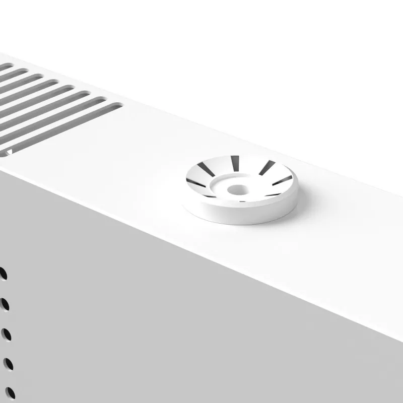 1100W beyaz grafen süpürgelik elektrikli ısıtıcı